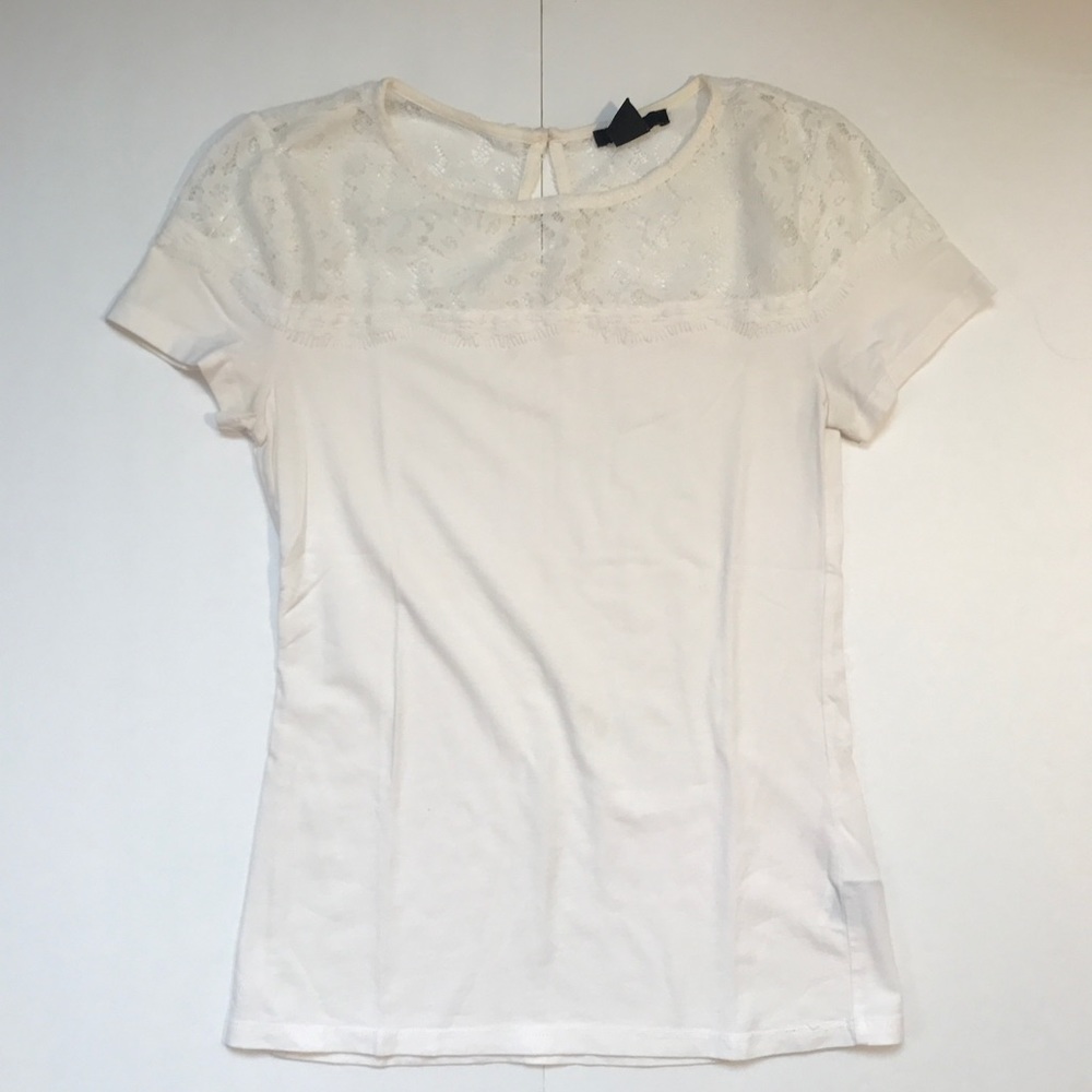 White Lace T-Shirt